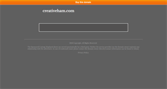 Desktop Screenshot of creativeham.com